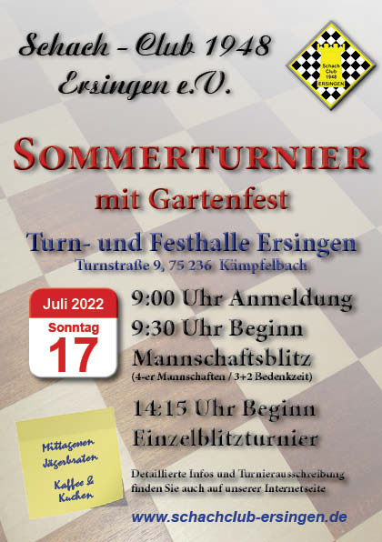 45. Ersinger Sommerturnier